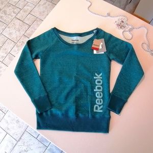 REEBOK Teal Boatneck Pullover BNWT